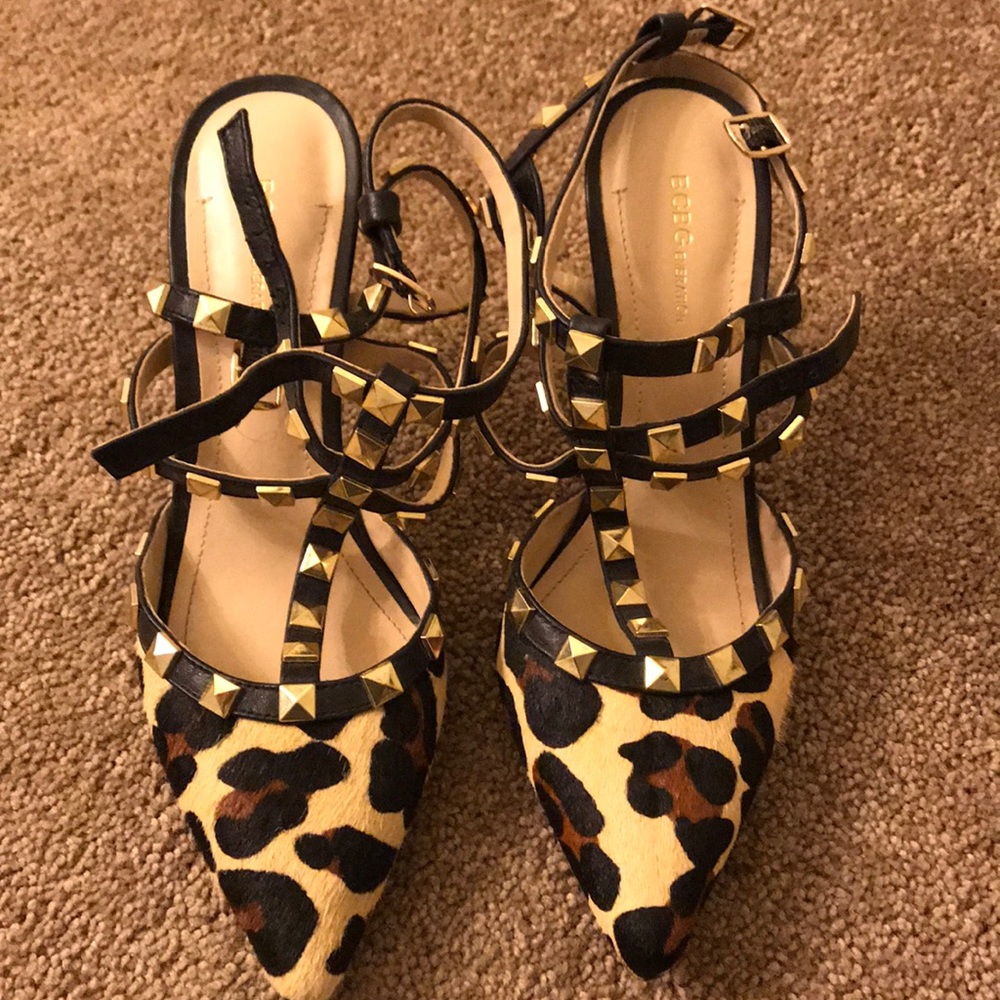 BCBG Generation leopard heels